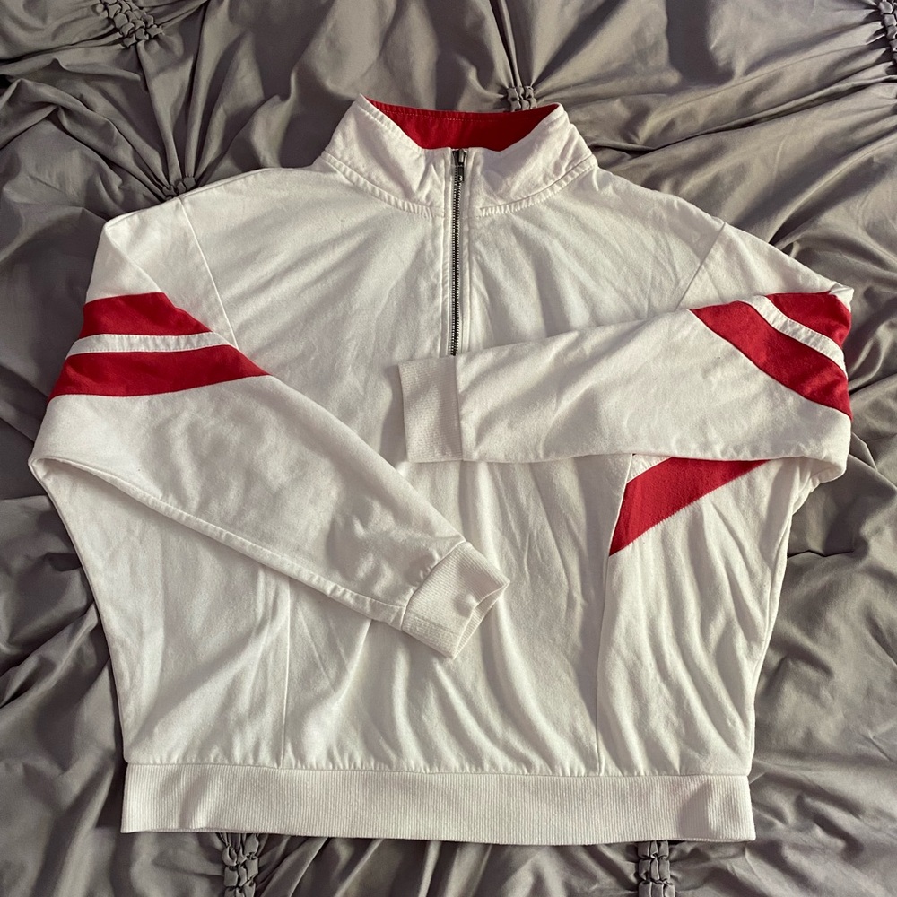 White Quarterzip